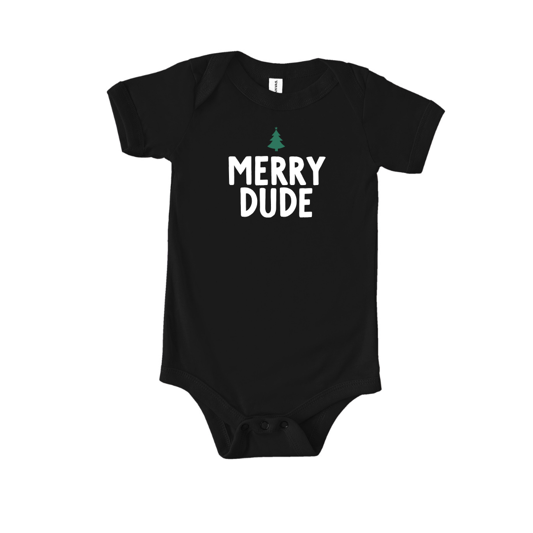 Merry Dude Tree Onsie