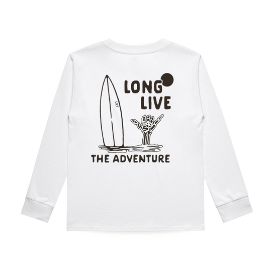 LONG LIVE THE ADVENTURE LONG SLEEVE TEE