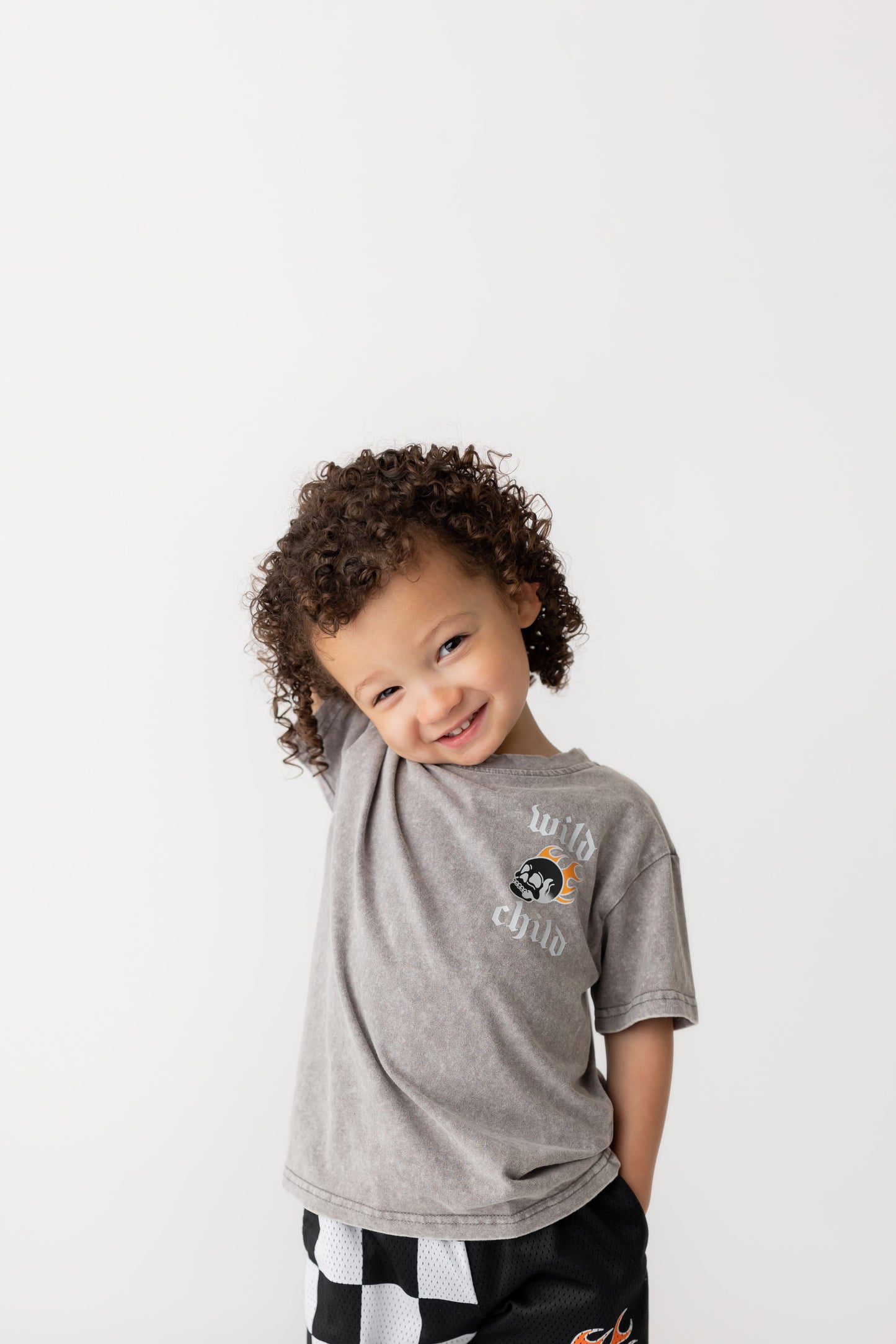 Wild Burn Acid Wash Tee