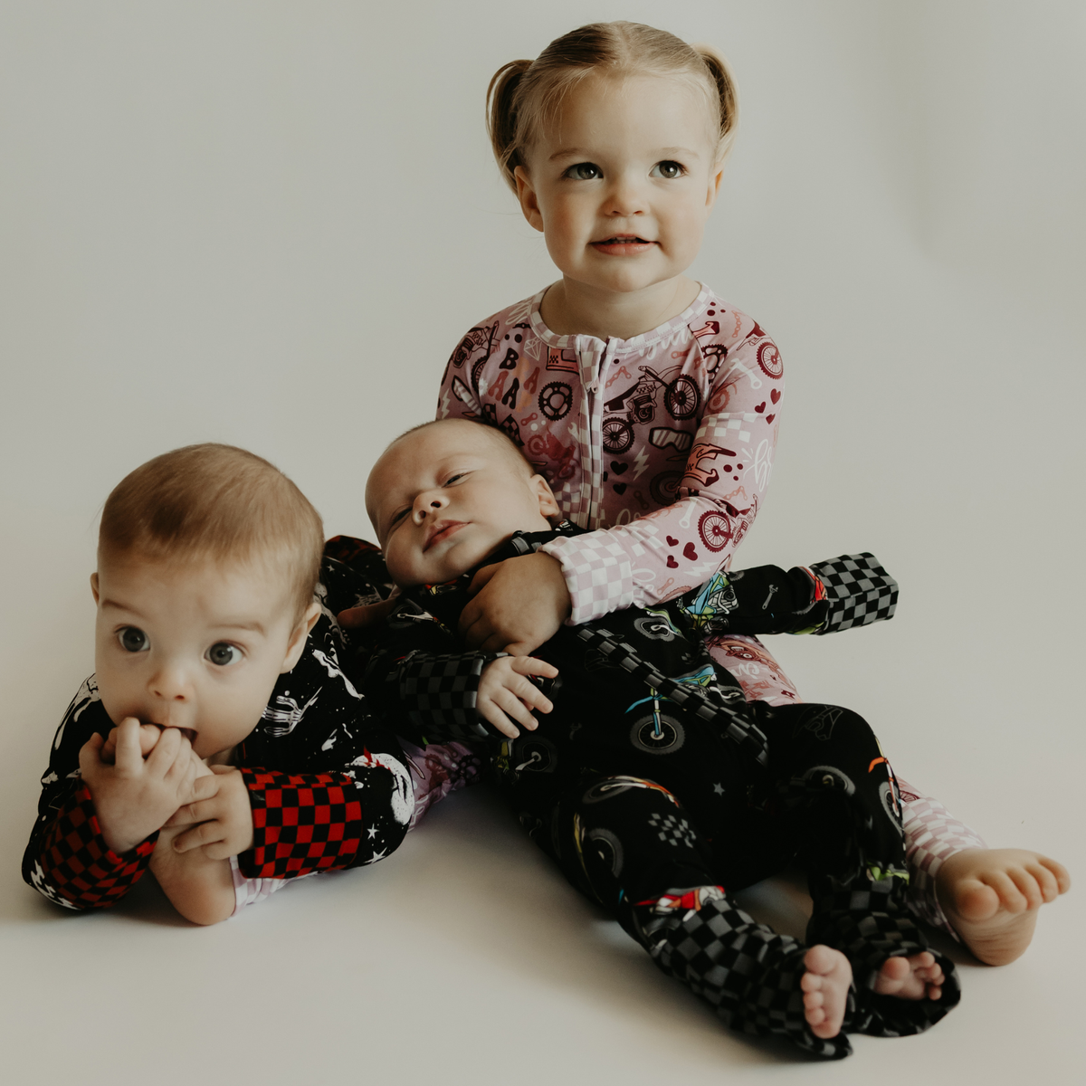 Bike Life Zip Up Pajamas
