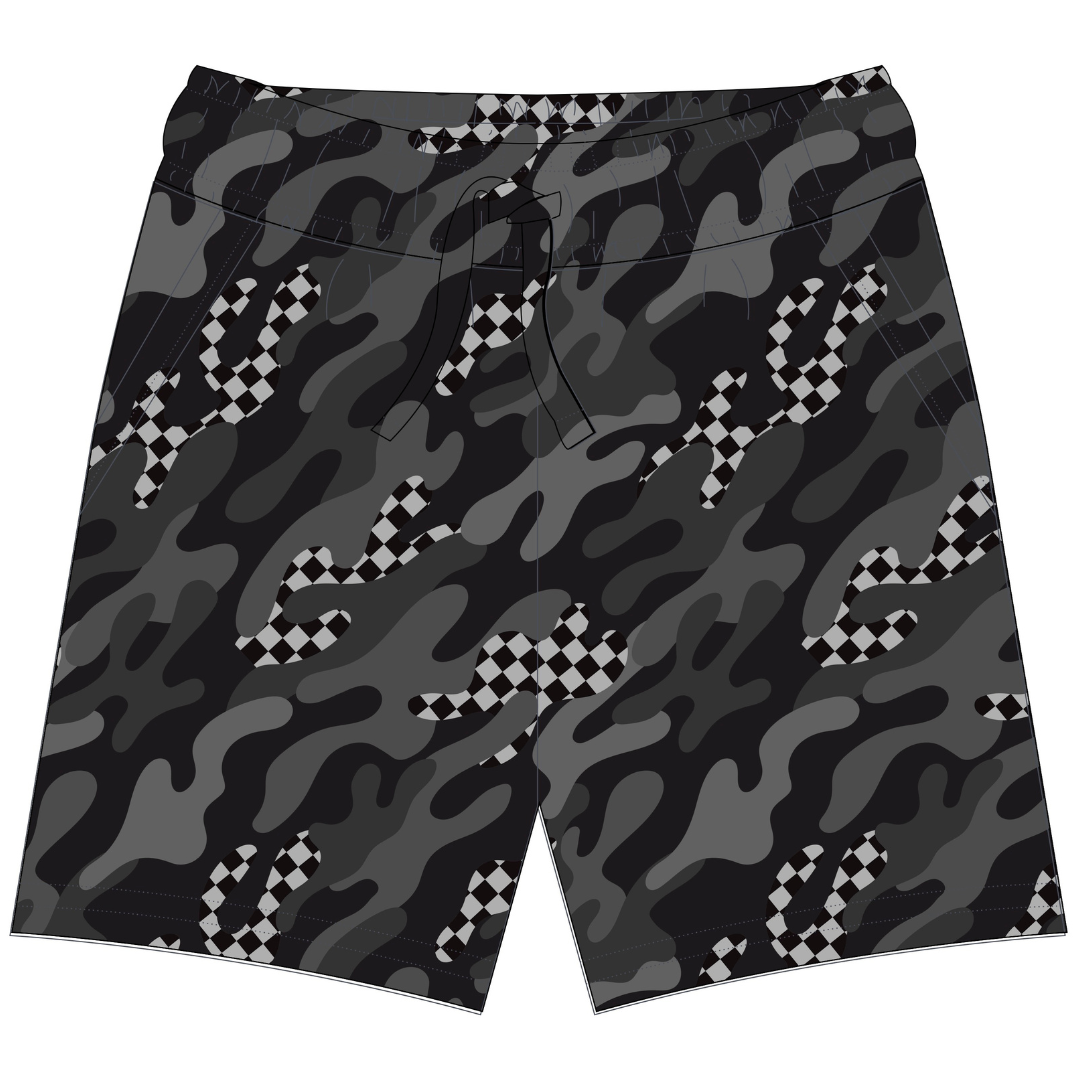Midnight Moto Camo Shorts