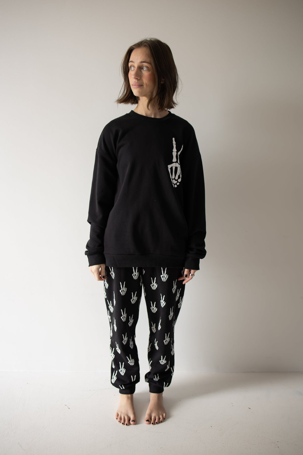Women's Sweat Set | Midnight Skelly