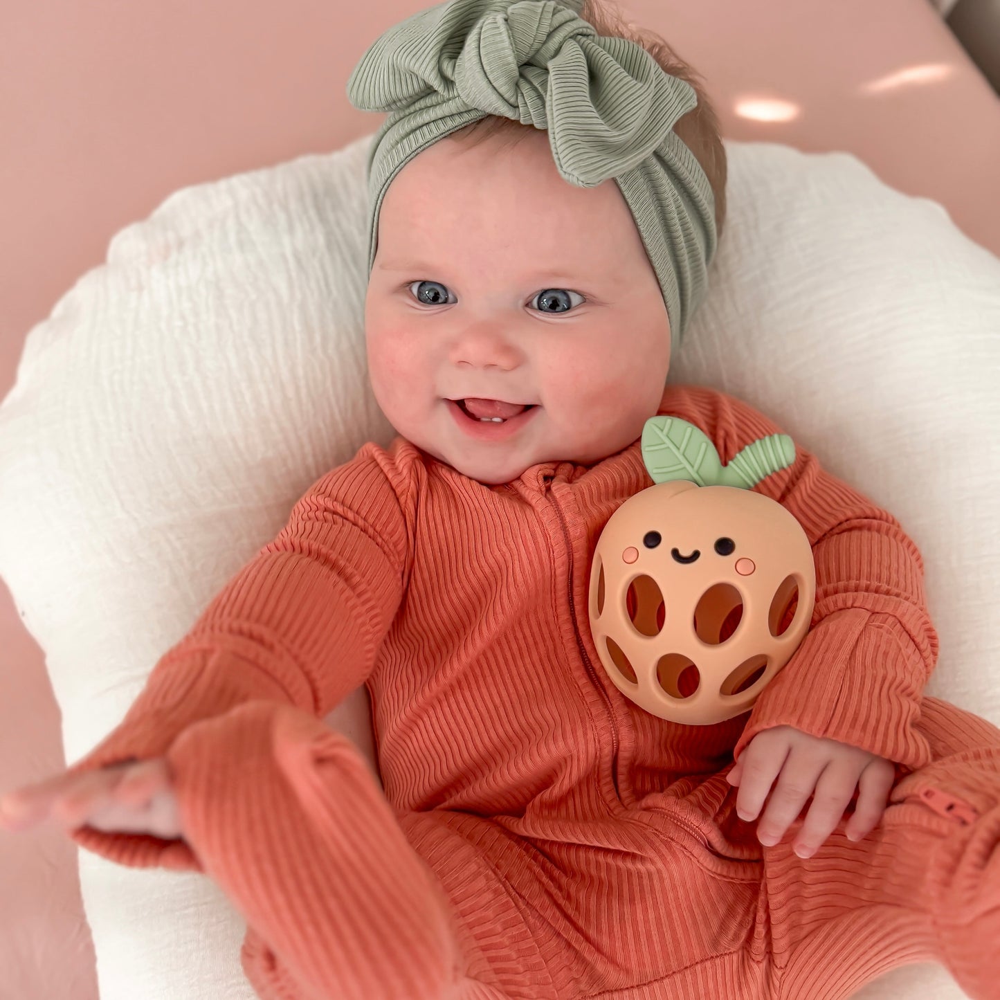 Piper the Peach Blossom Teether