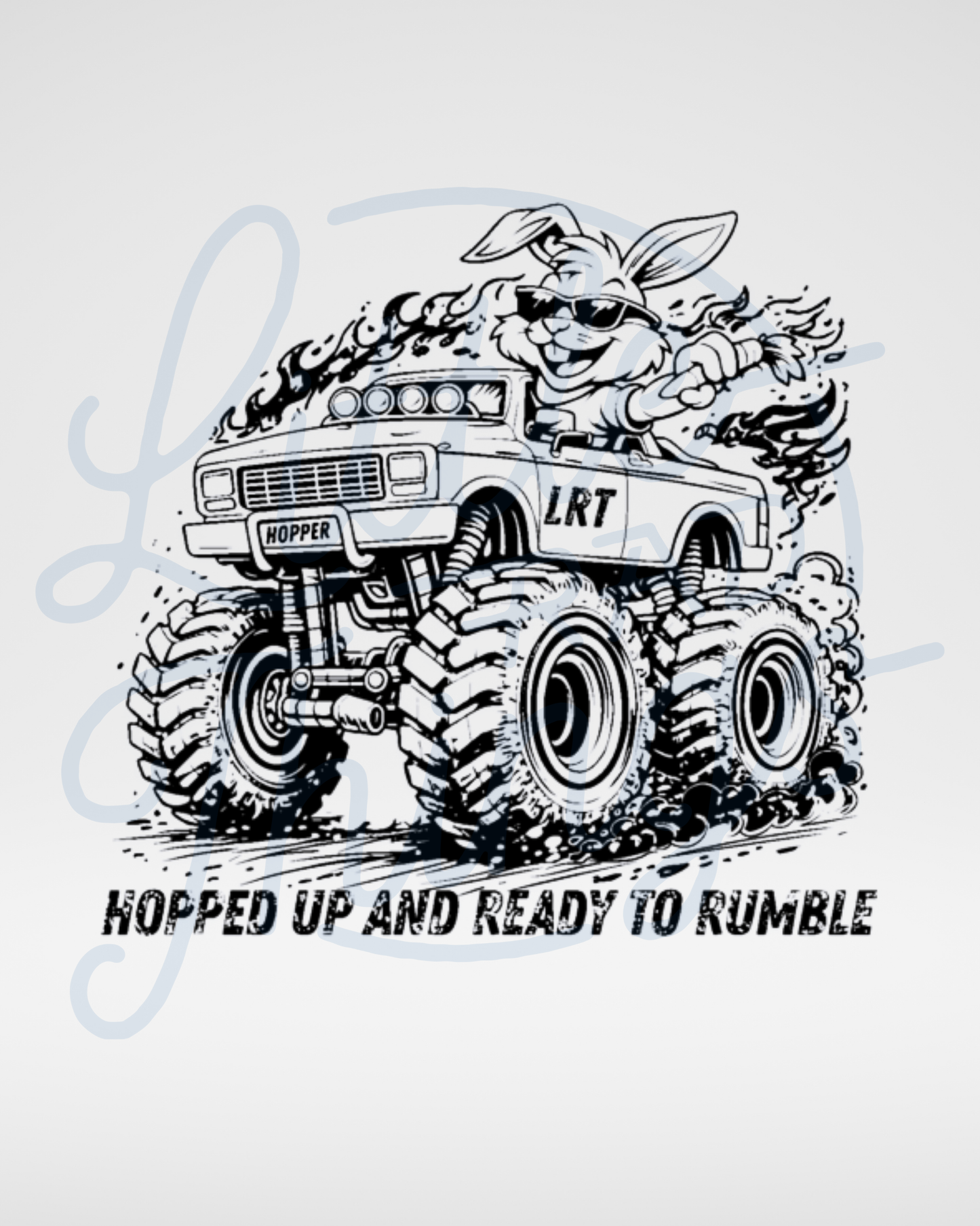 THE EGGSLAYER TEE -  CLOUD BLUE (FRONT ONLY)