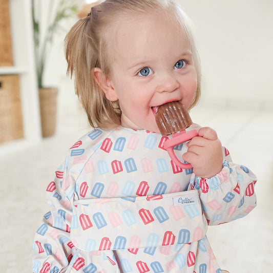 The Grayson Long Sleeve Bib - Popsicles