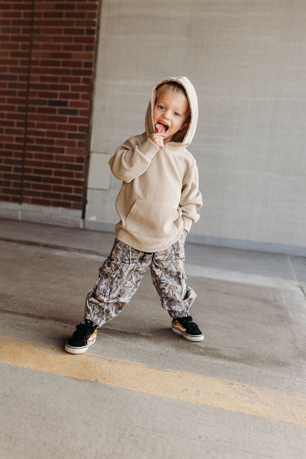 CAMO FLAME • CARGO JOGGERS