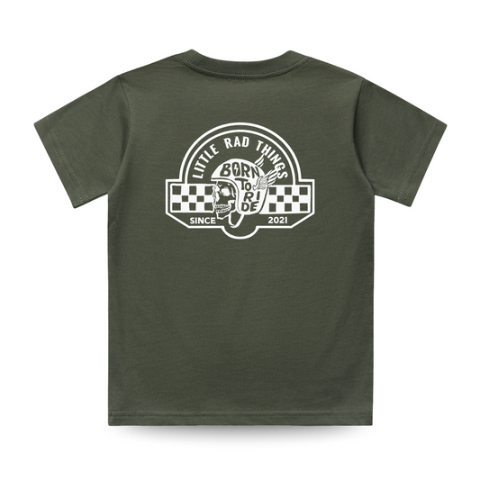 TIL DEATH DO WE RIDE TEE - OLIVE