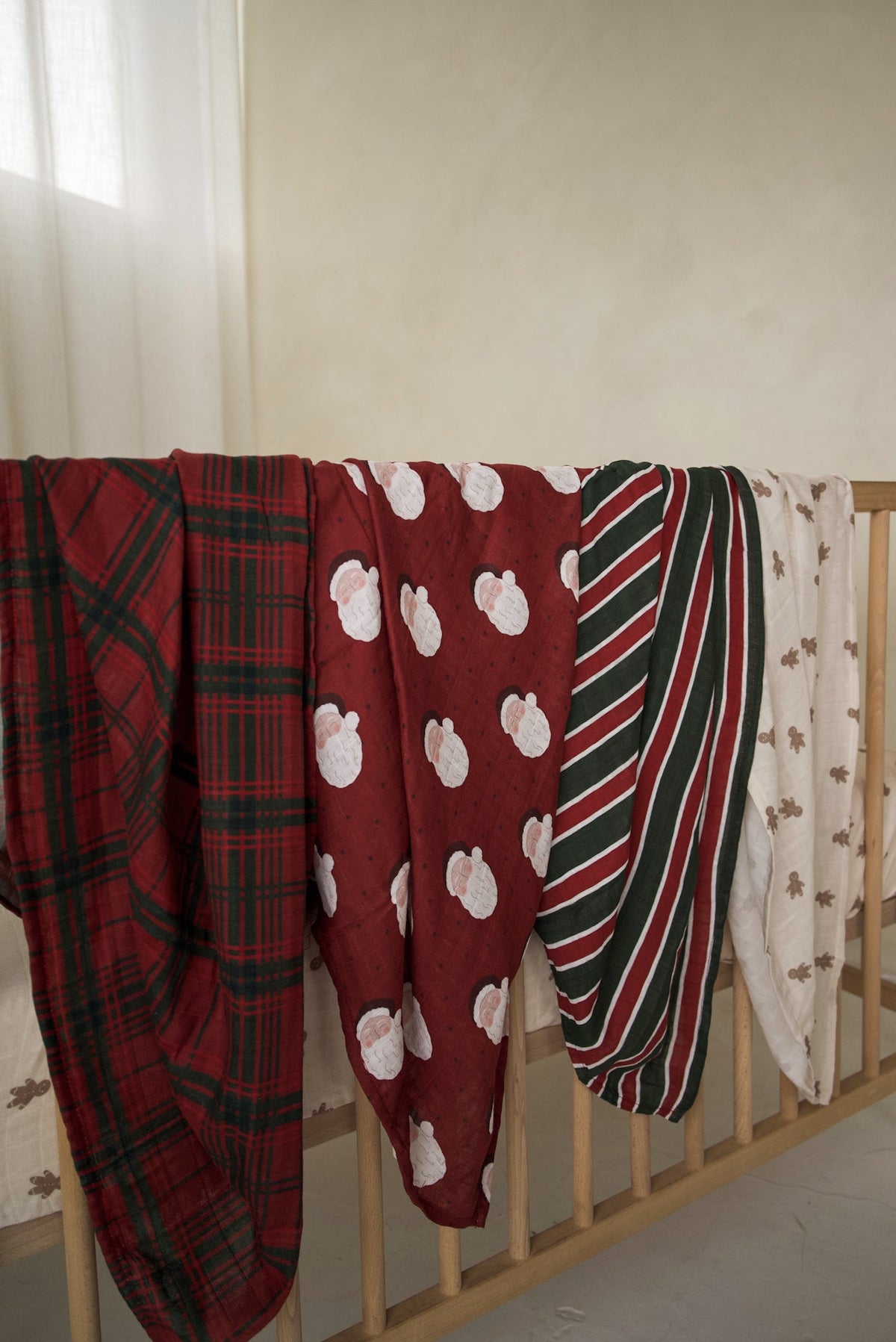 Muslin Swaddle | Holiday Stripe