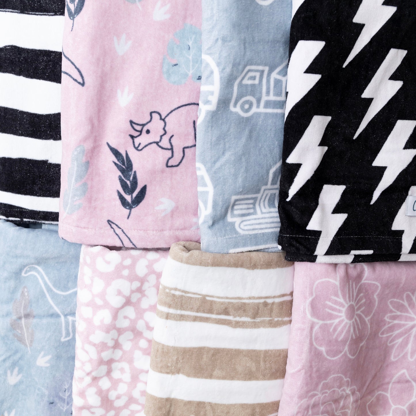 The Kenzie Beach Towel - Brush Stripes