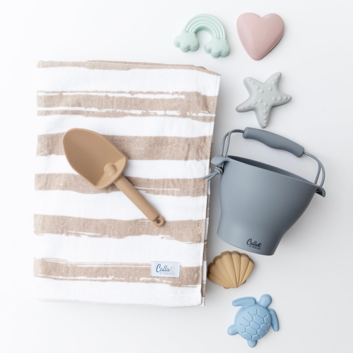 Hudson Silicone Beach Toy Set - Spring Remix