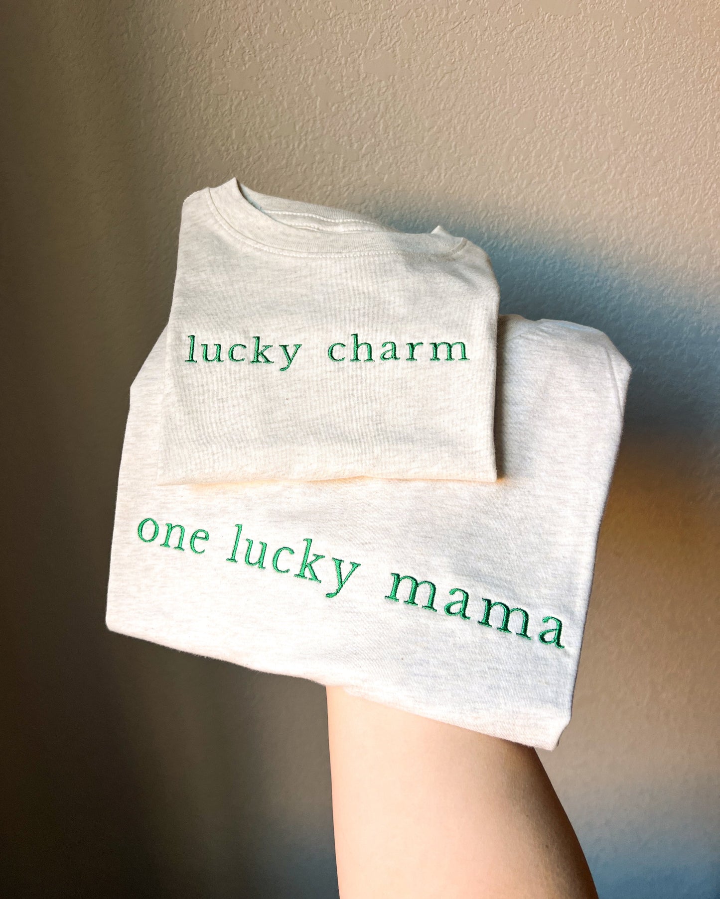 Lucky Charm Embroidered Child Tee