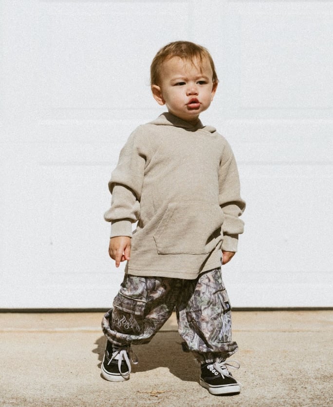 CAMO FLAME • CARGO JOGGERS