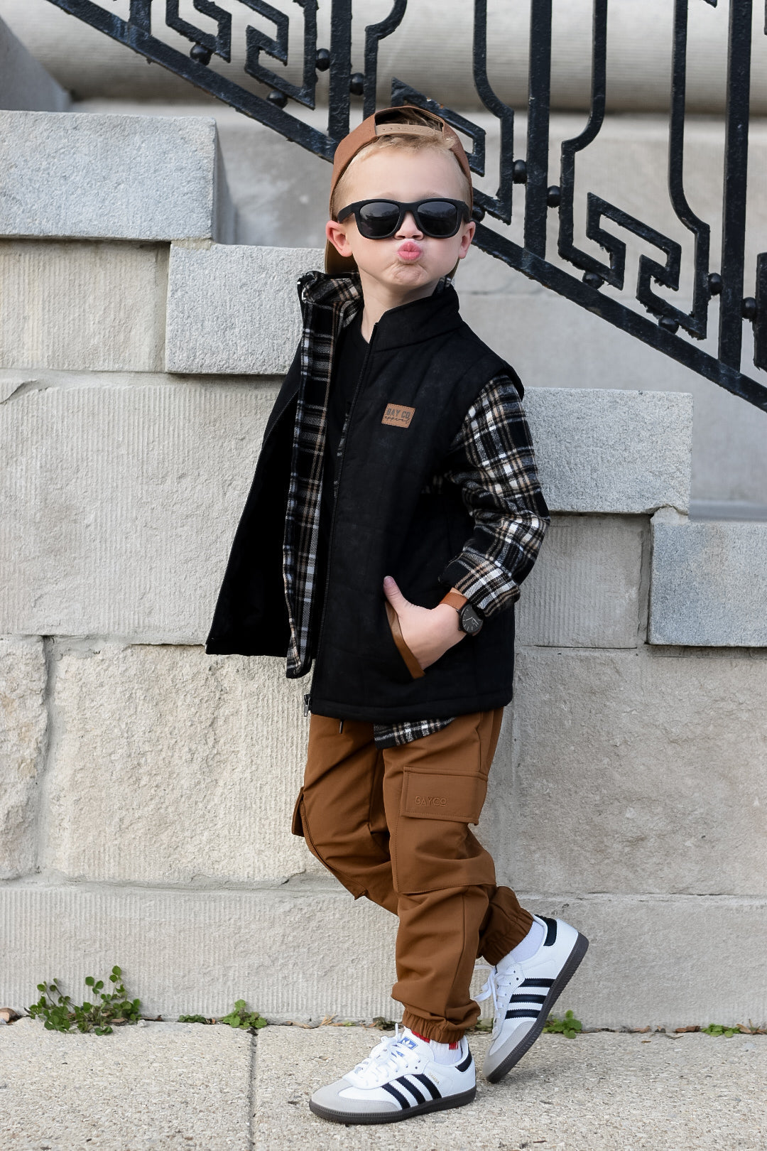 Cargo Cross-Stretch Chinos (Ginger)