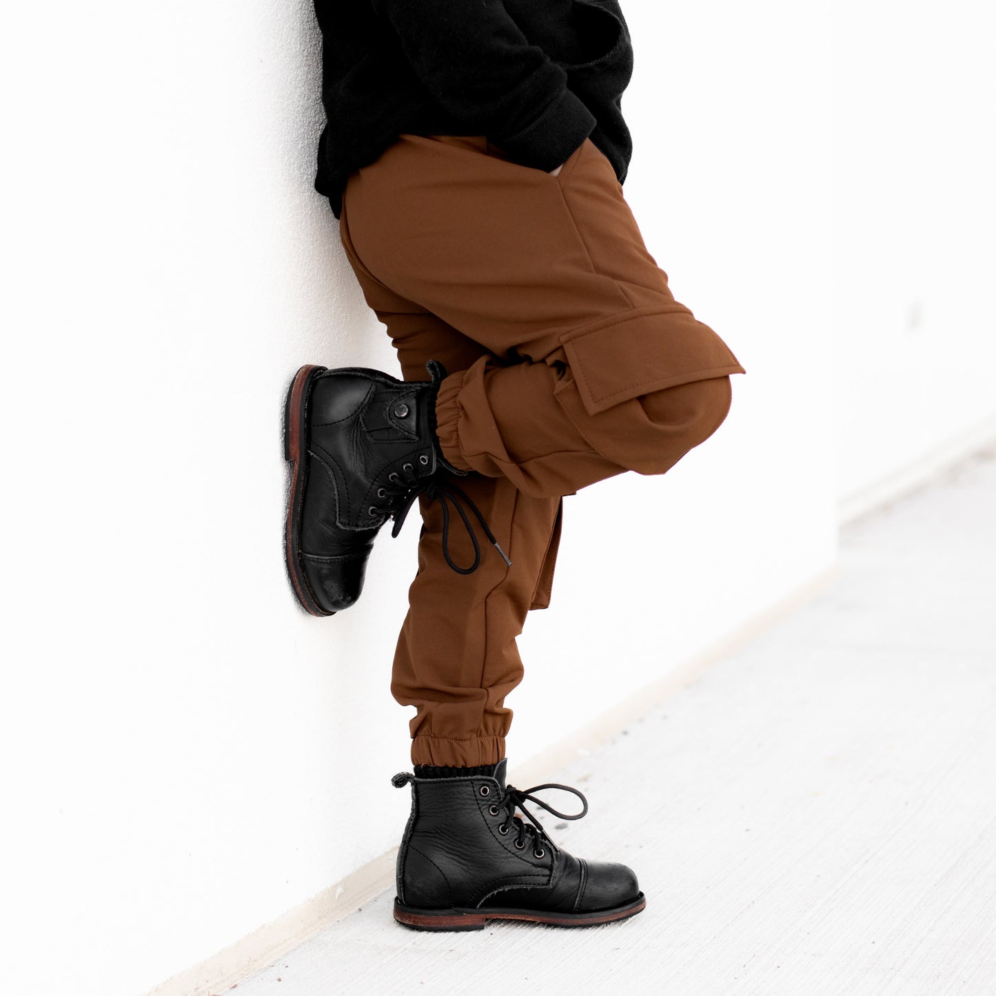 Cargo Cross-Stretch Chinos (Ginger)