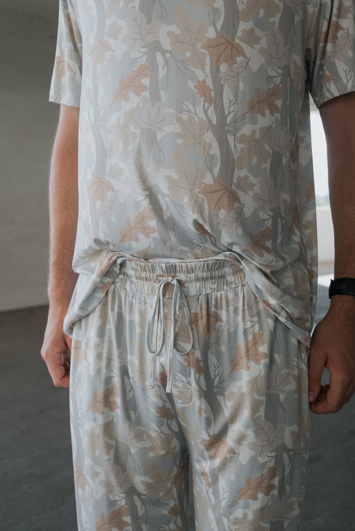 Men's Bamboo Short Sleeve Pajama | Woodland