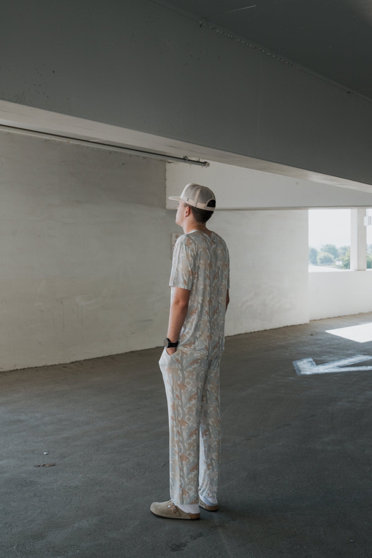 Men's Bamboo Short Sleeve Pajama | Woodland