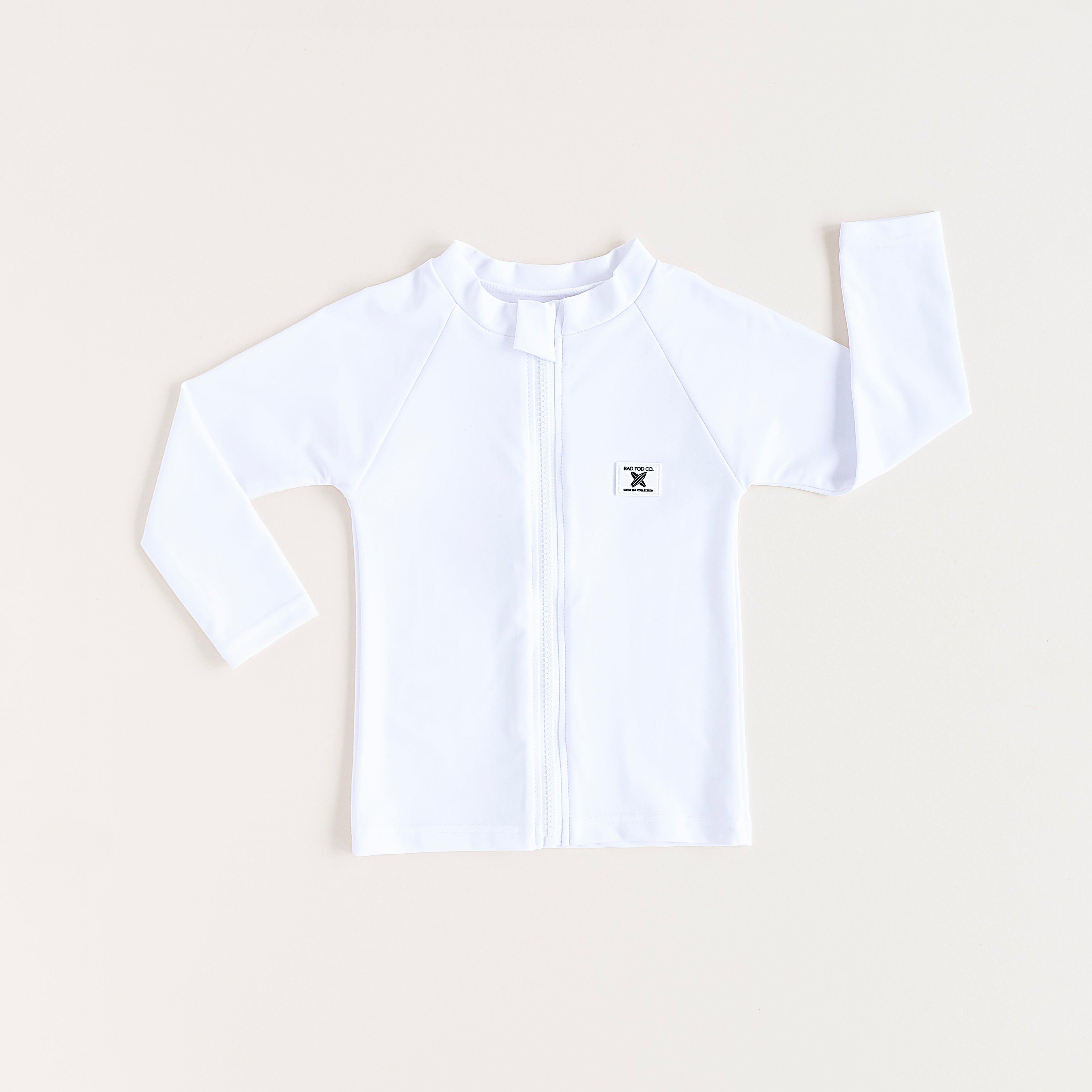 UPF 50 RASHGUARD - WHITE