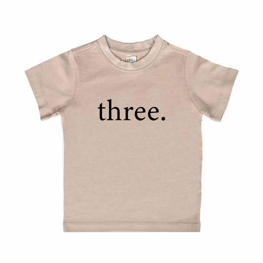 Three. - Birthday Tee
