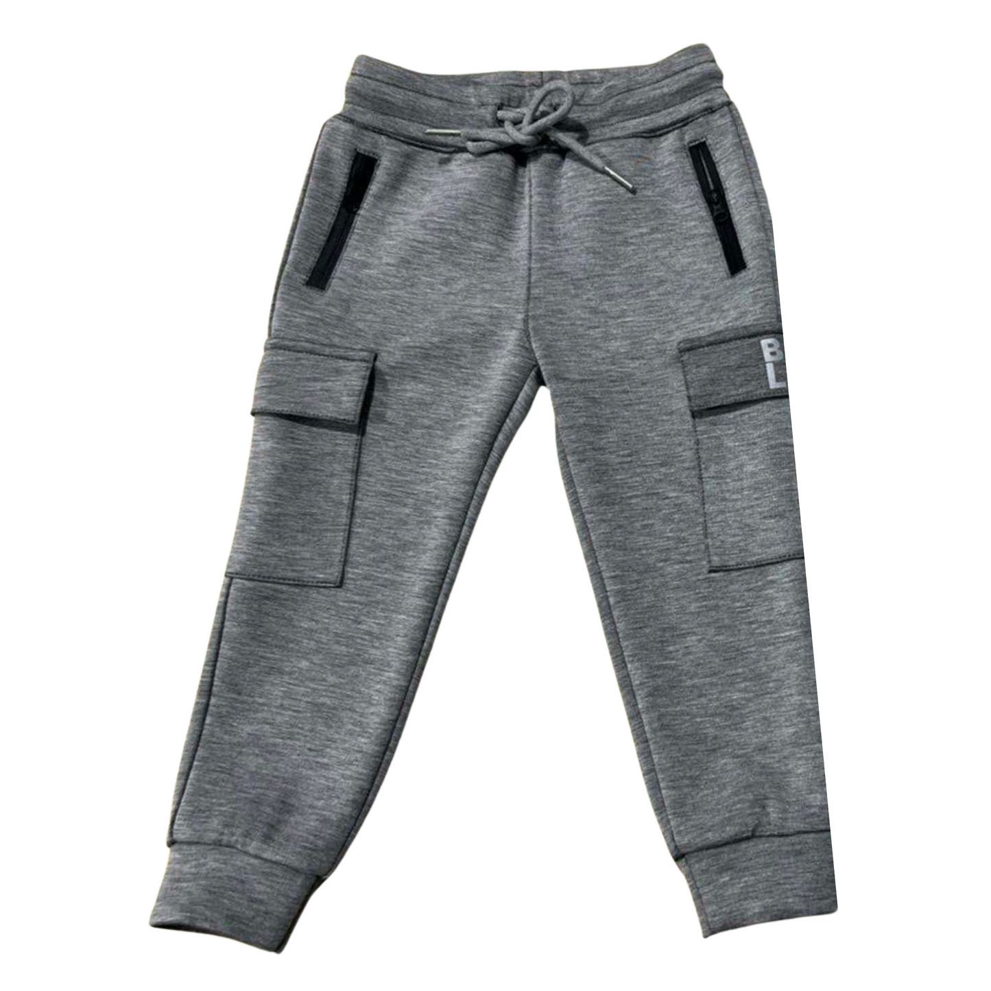 LUXE Cargo Joggers (Stone Gray)