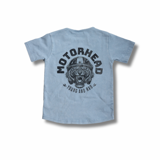 MOTORHEAD TEE // DENIM BLUE