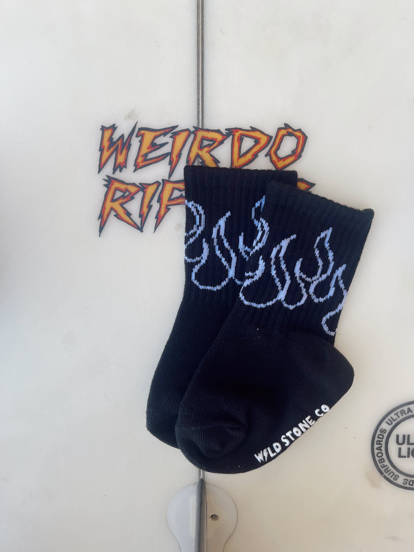 Black Flame Socks