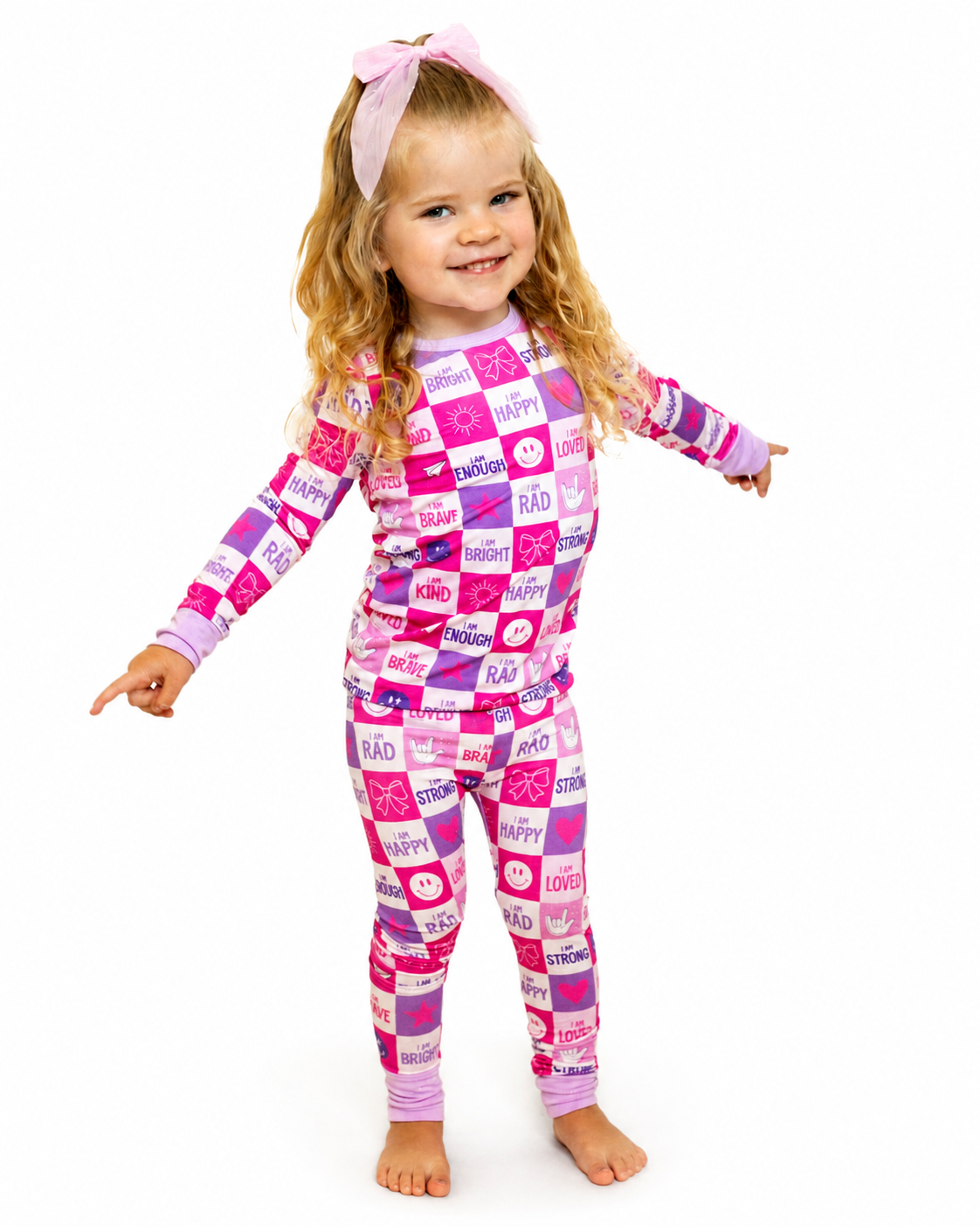 Dream Big Affirmation Pajamas- 2 piece set (G)