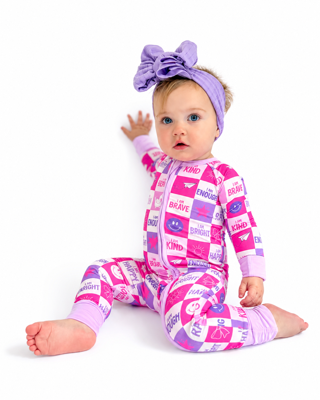 Dream Big Affirmation Pajamas (G)- Zippy Romper