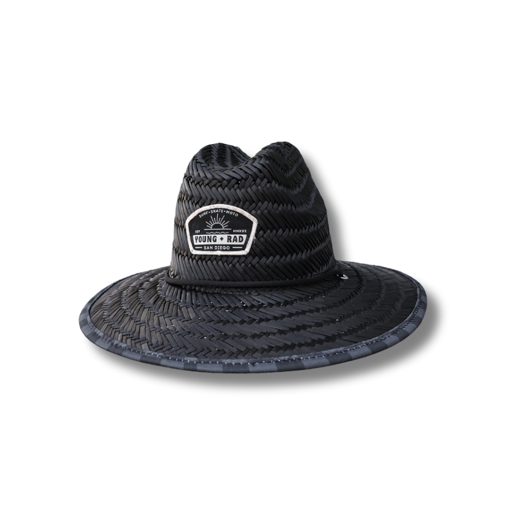 Wave Watcher Straw Hat (midnight)