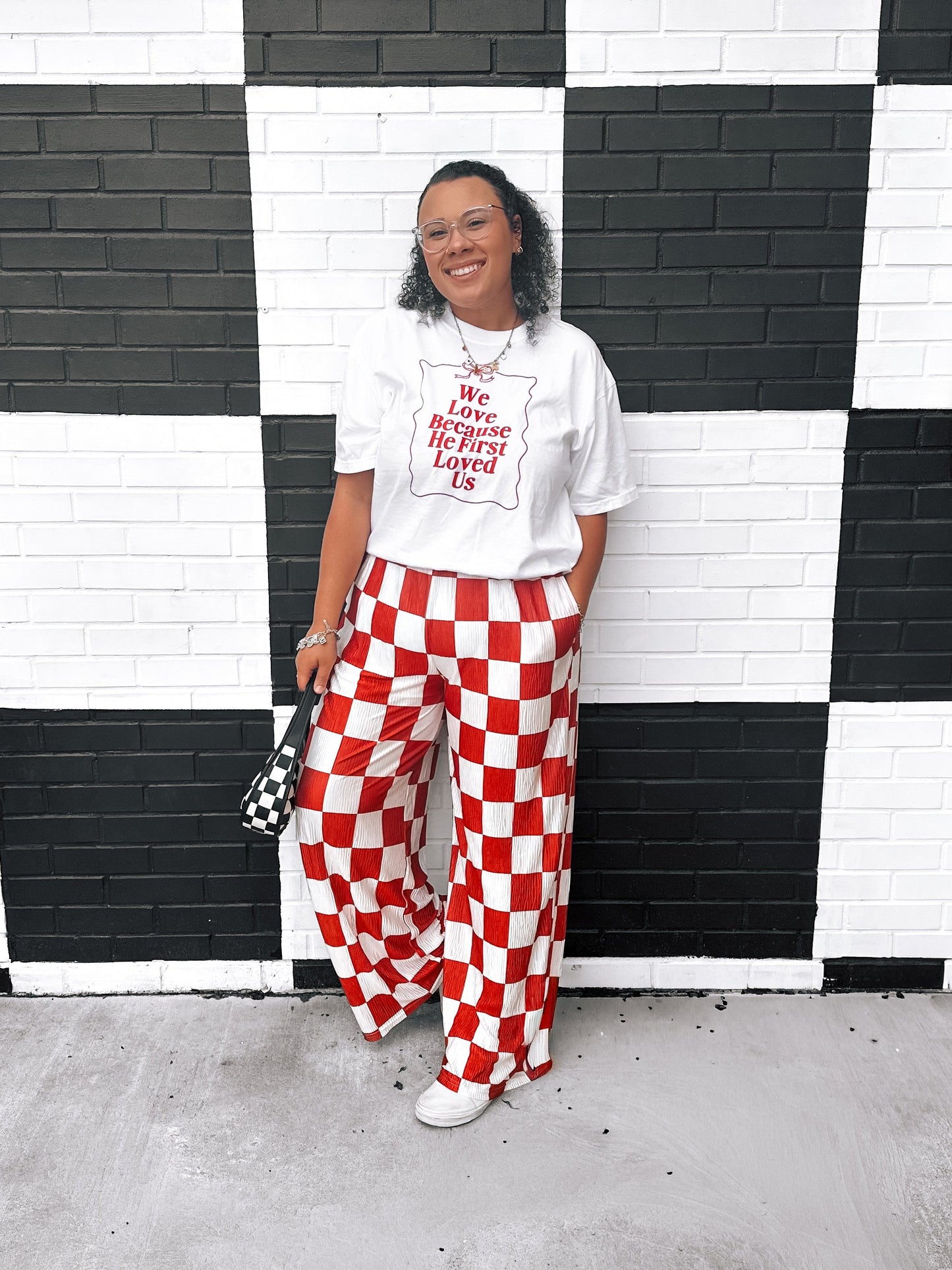 We Love Because He First Loved Us Tee