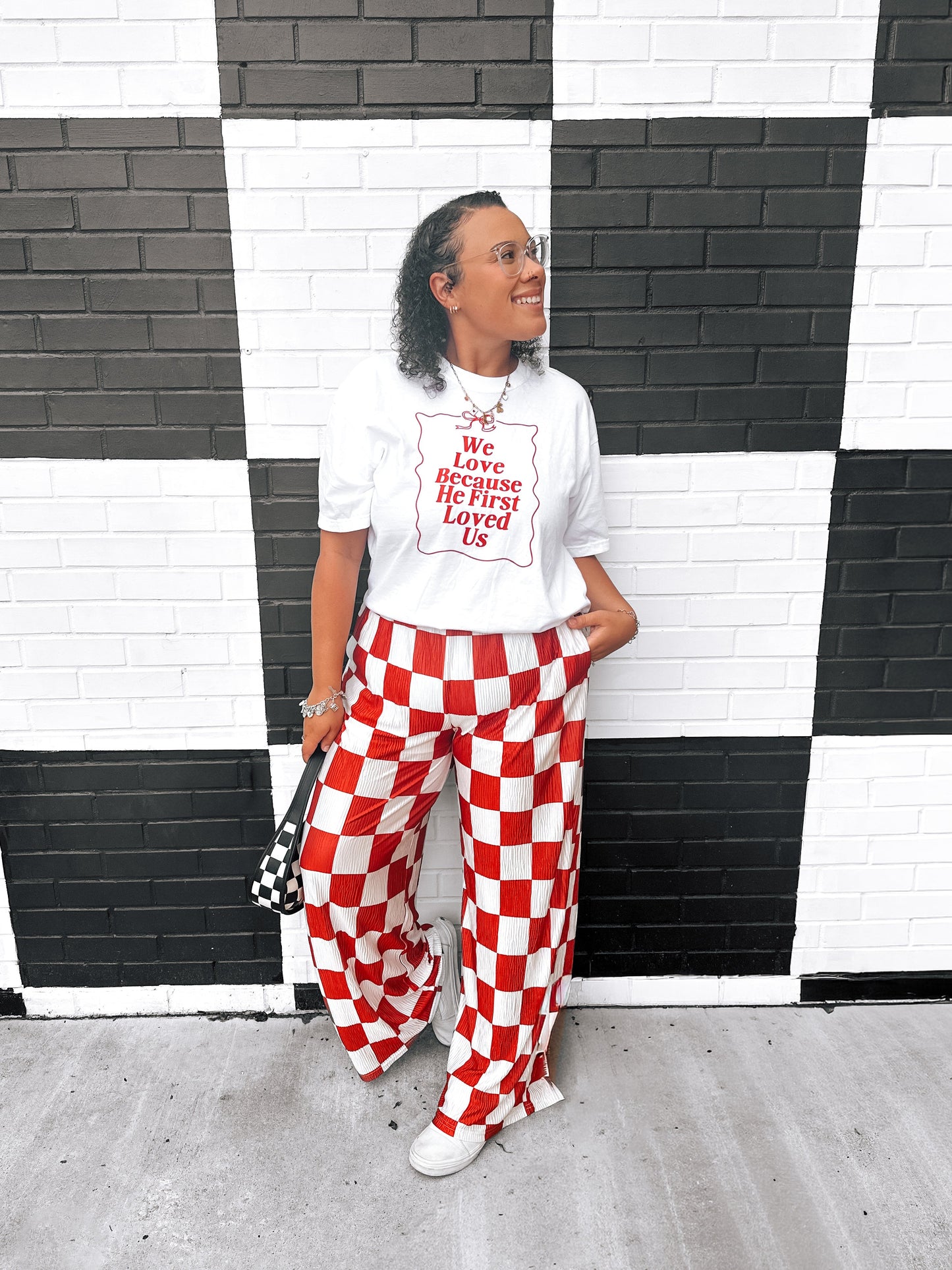 We Love Because He First Loved Us Tee