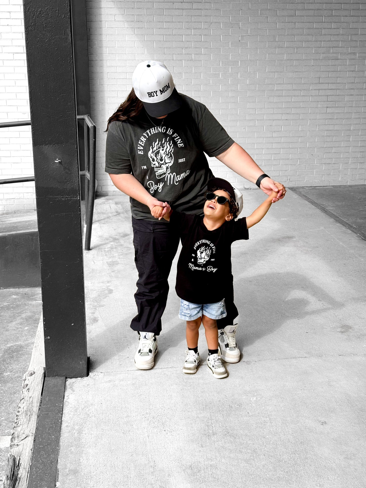 Everything's Fine, I'm Just a Mama's Boy (See matching mama tee)