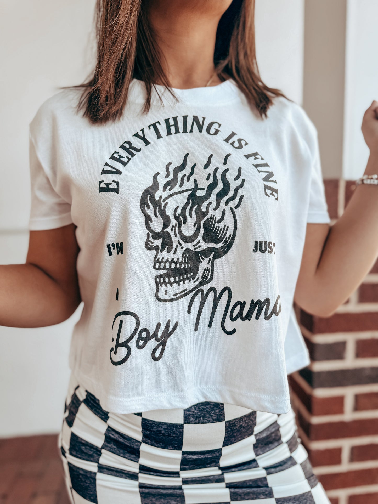 Everything's Fine, I'm Just a Boy Mama Tee