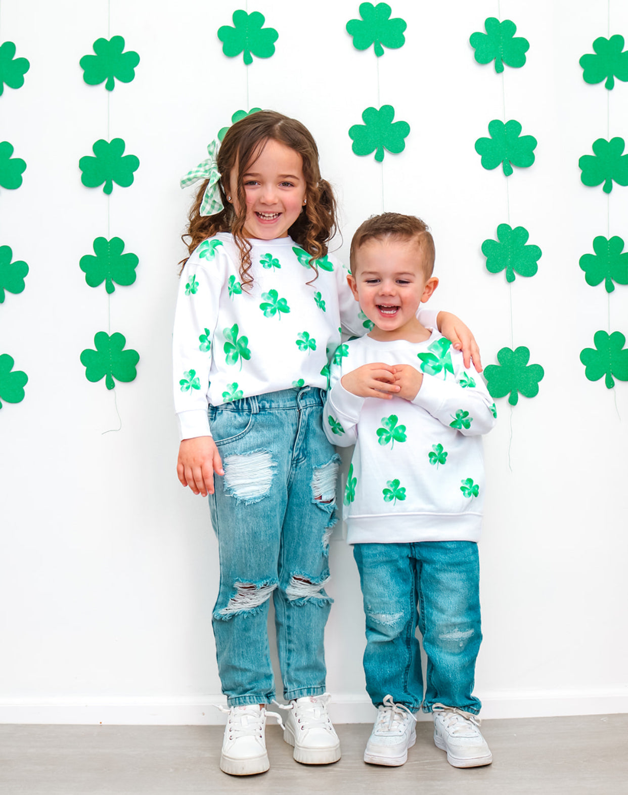 Watercolor Shamrocks