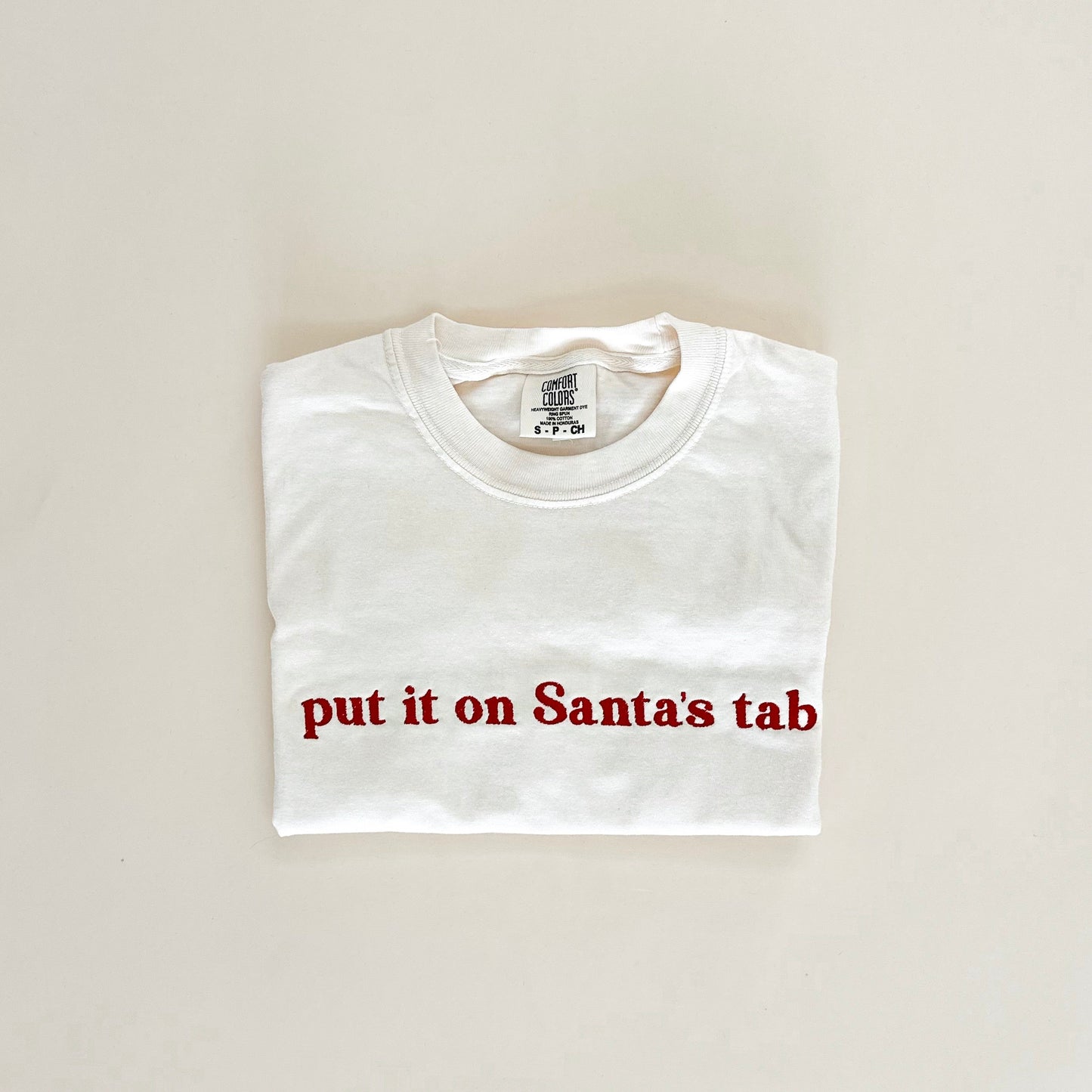 Put It On Santa's Tab Tee