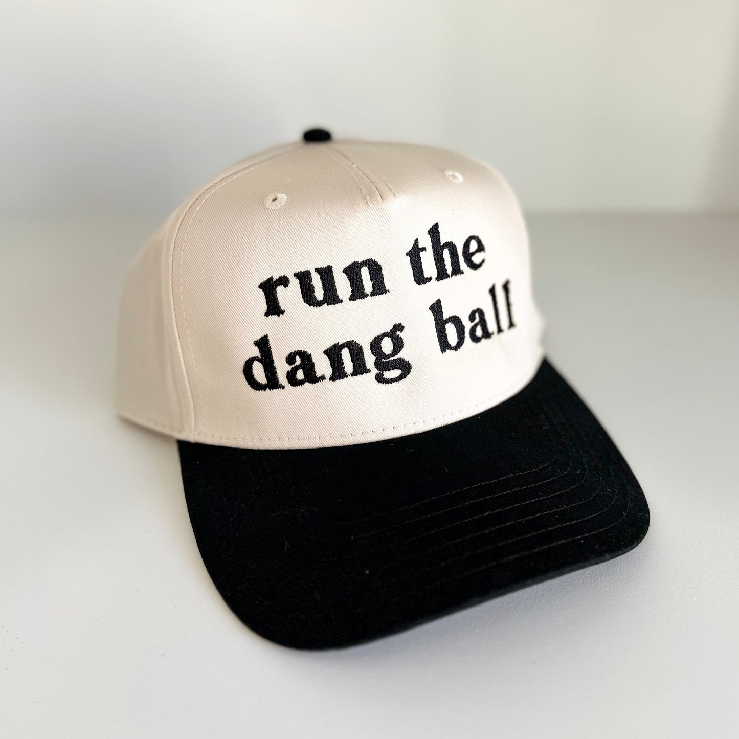 Run The Dang Ball Embroidered Cap