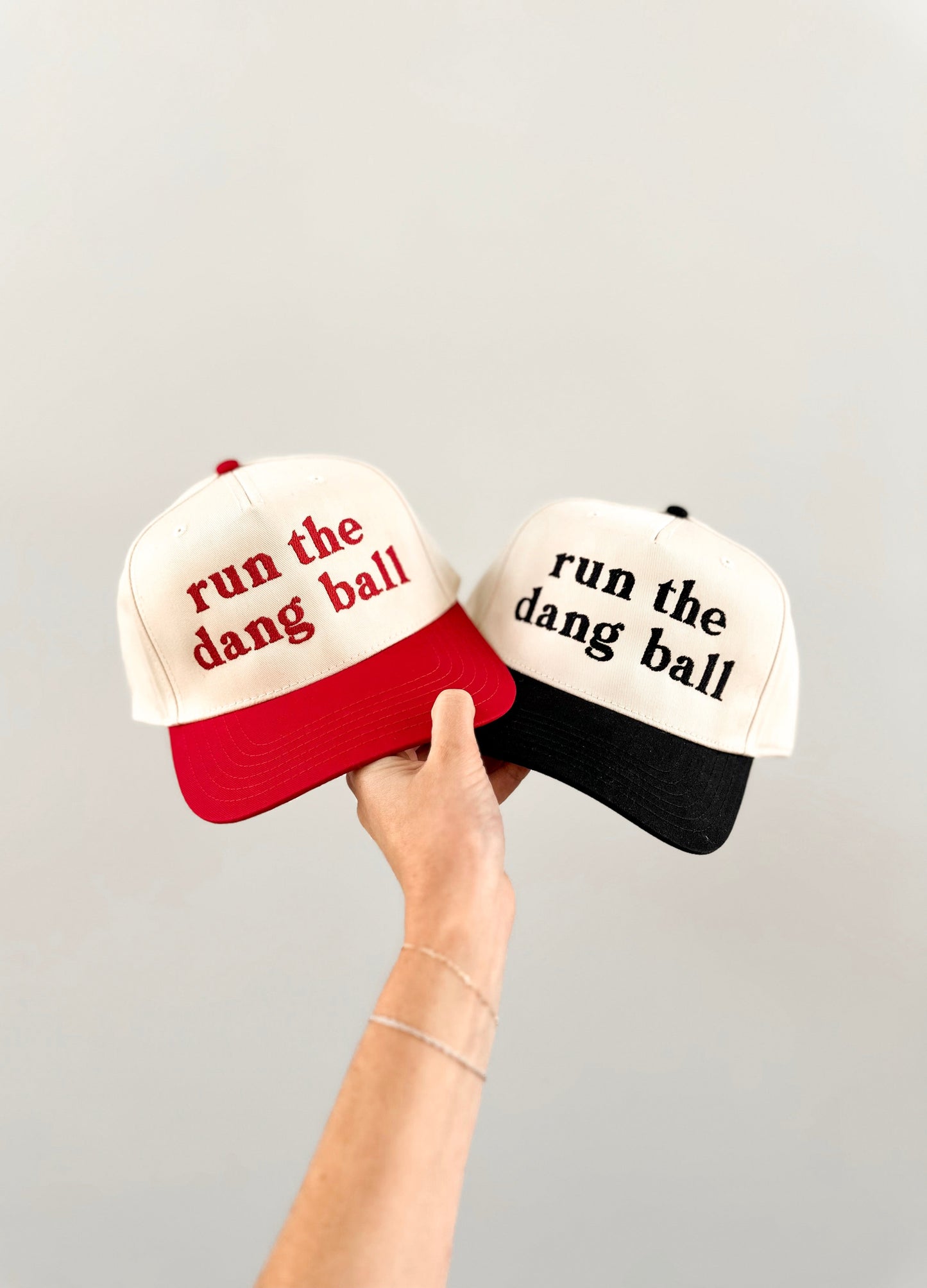 Run The Dang Ball Embroidered Cap
