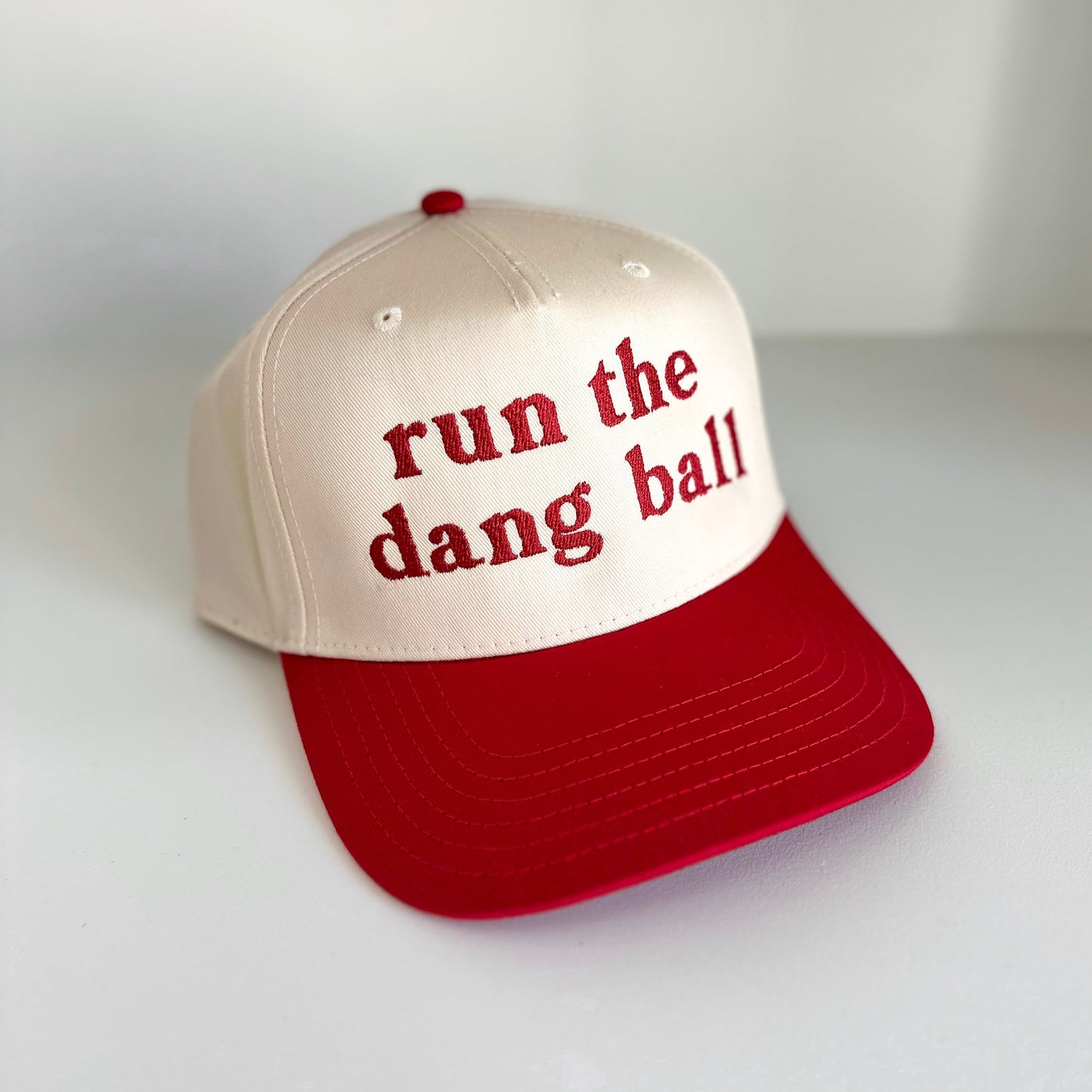 Run The Dang Ball Embroidered Cap