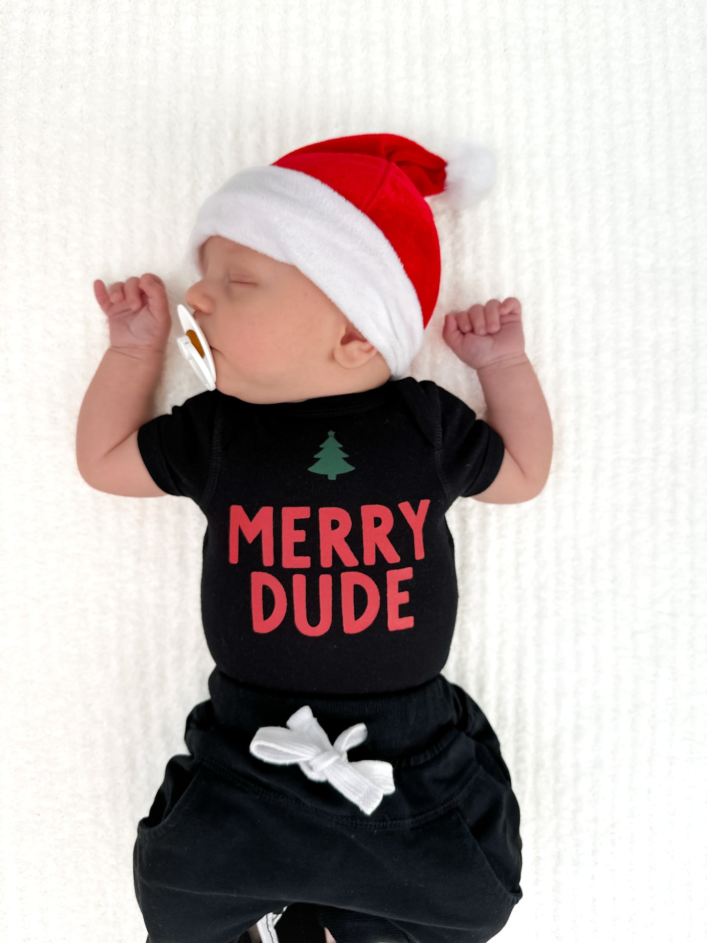 Merry Dude Tree Onsie