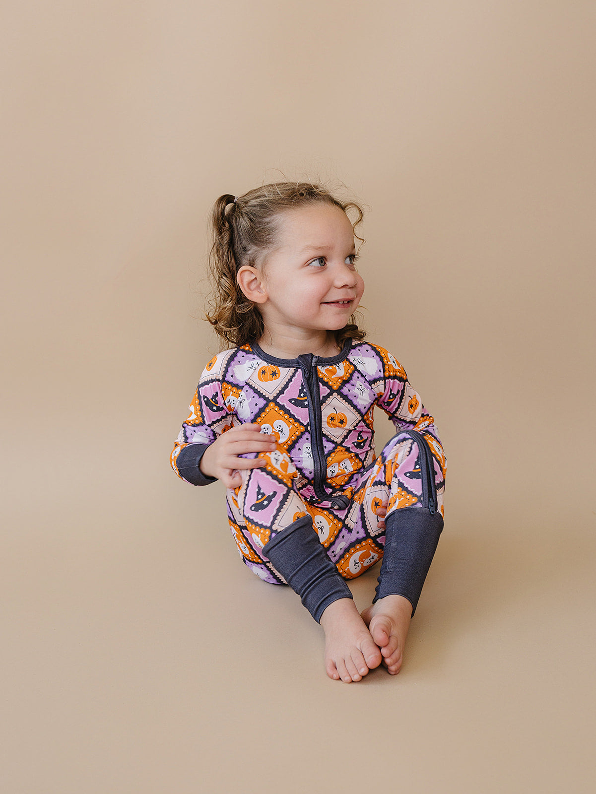 Bamboo Zip Romper | Ghost Whimsy