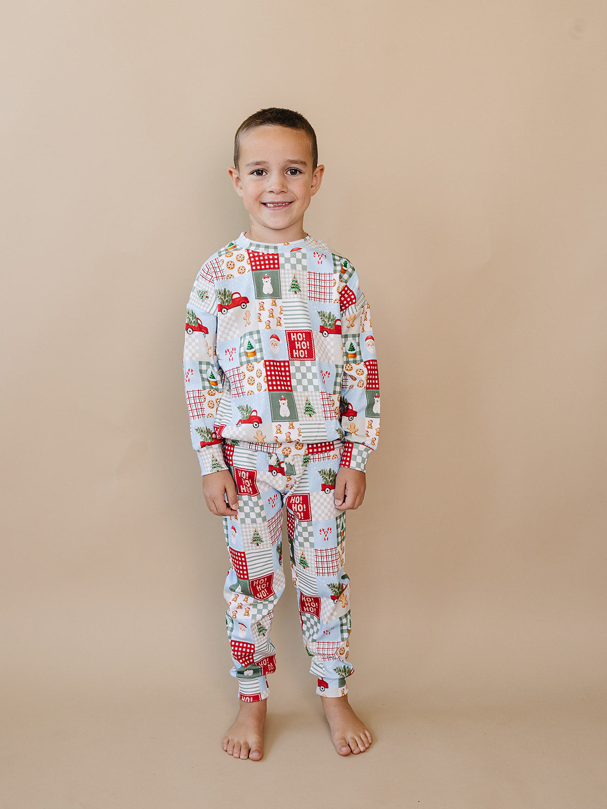 Jogger Set | Christmas Patchwork