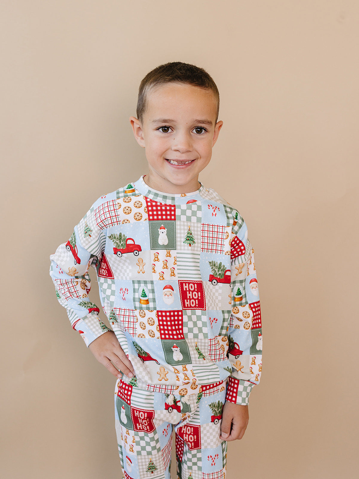 Jogger Set | Christmas Patchwork