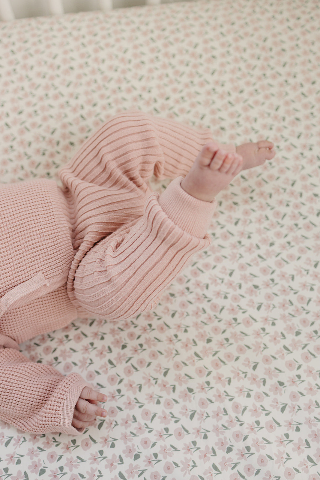 Blush Pink Knit Wrap Set
