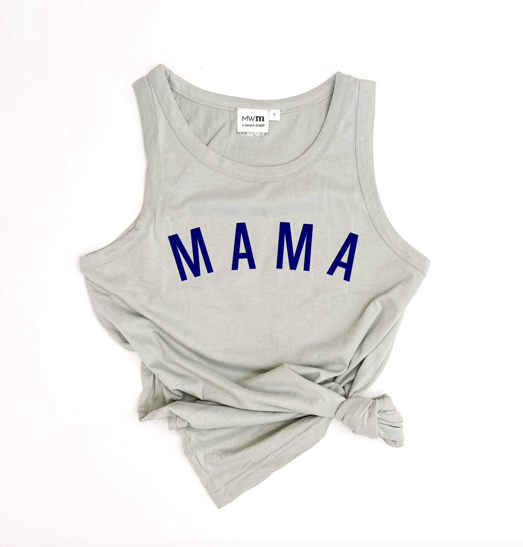 Mama Curved Original Tank - Deep Blue Design