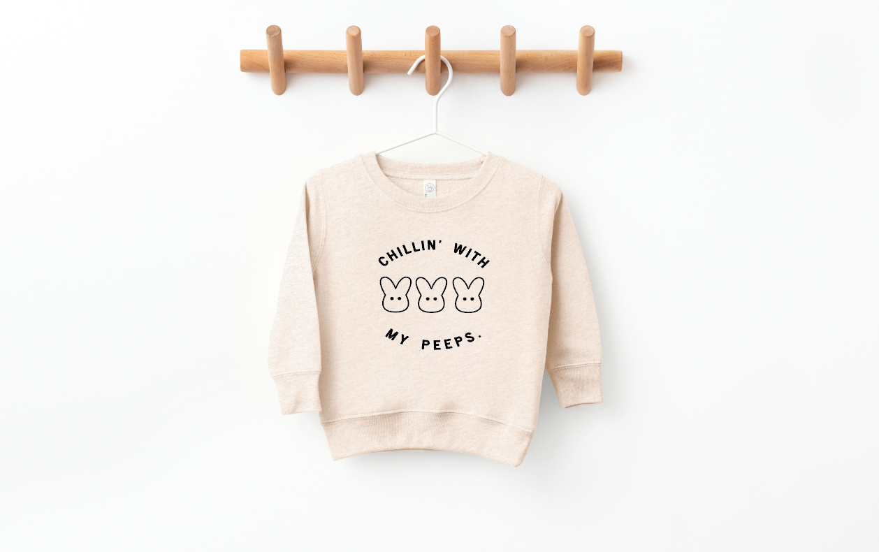 Chillin' With my Peeps Pullover