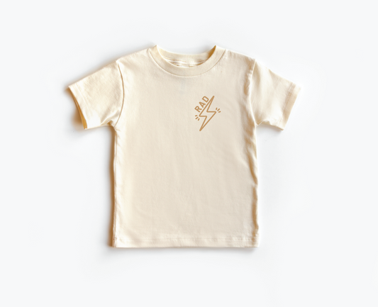 Rad Lightening Bolt Pocket Style Tee