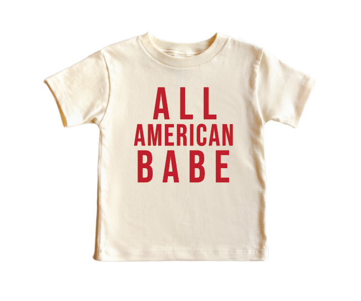 All American Babe - Natural/White