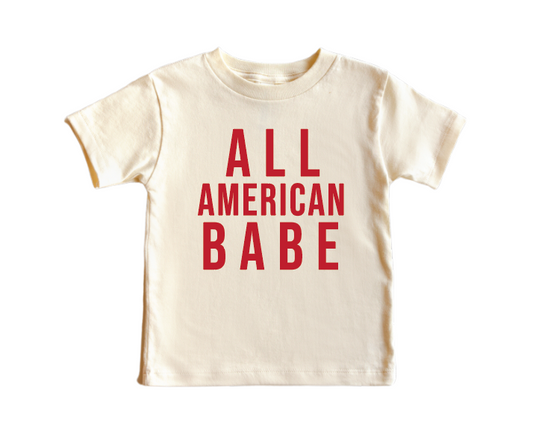 All American Babe - Natural/White