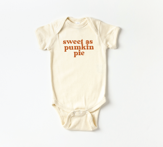 Sweet as Pumpkin Pie Onesie