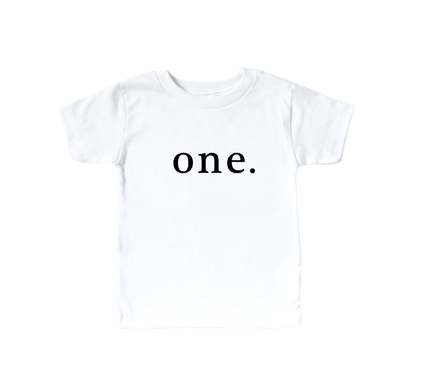 One. - Birthday Tee
