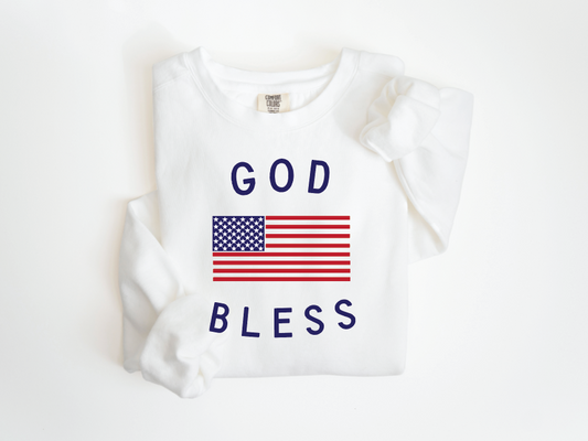 God Bless America Unisex Lightweight Classic Pullover